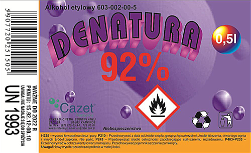 DENATURA PKWiU 24.39.22-79